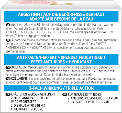 Gesichtscreme Anti Falten Experte 35+, 50 ml