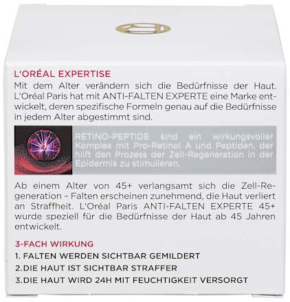 Gesichtscreme Anti Falten Experte 45+, 50 ml