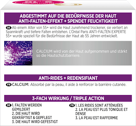 Gesichtscreme Anti Falten Experte 55+, 50 ml