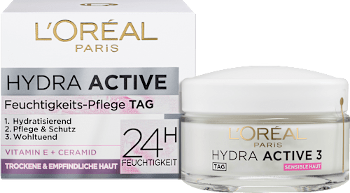 Hydra Active 3 Gezichtscrème voor de Droge Gevoelige Huid, 50 ml