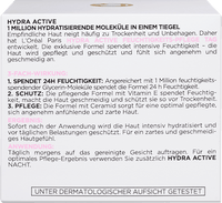 Gesichtscreme Hydra Active 3 Trockene Sensible Haut, 50 ml