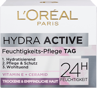 Gesichtscreme Hydra Active 3 Trockene Sensible Haut, 50 ml
