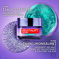 Gesichtsgel Revitalift Filler Oil Control mattierend, 50 ml L'ORÉAL PARiS