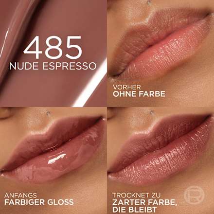 Lippenserum Hyaluron Tint 485 Nude Espresso, 5 ml