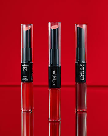 Lippenstift Infaillible 2-Step 506 Red Infaillible, 5,6 ml