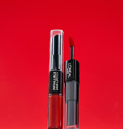 Lippenstift Infaillible 2-Step 506 Red Infaillible, 5,6 ml
