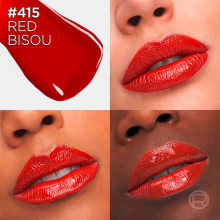 Lippenstift Infaillible Laque Resistance 16H 415 Red Bisou, 4,3 ml