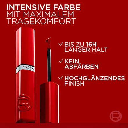 Lippenstift Infaillible Laque Resistance 16H 420 Rouge Paris, 4,3 ml