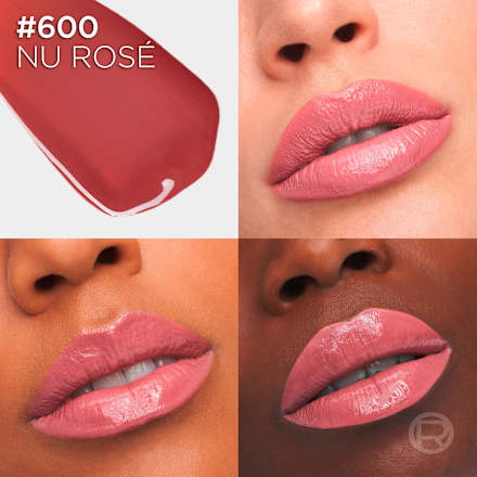 Lippenstift Infaillible Laque Resistance 16H 600 Le Nu Rosé, 4,3 ml