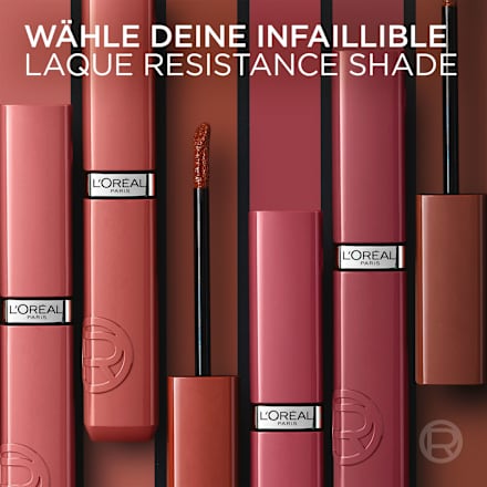 Lippenstift Infaillible Laque Resistance Nudes 213 Smoked Rose, 4,3 ml