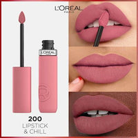 Lipstick Infaillible Matte Resistance 16H, 200 Lipstick &amp; Chill, 5 ml