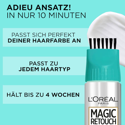 Uitgroeiset voor grijs haar, 6 lichtbruin, 1 stuk