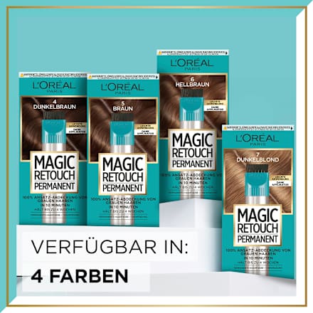 Uitgroeiset voor grijs haar, 6 lichtbruin, 1 stuk
