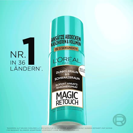 Ansatzspray Braun bis Mittelbraun, 75 ml
