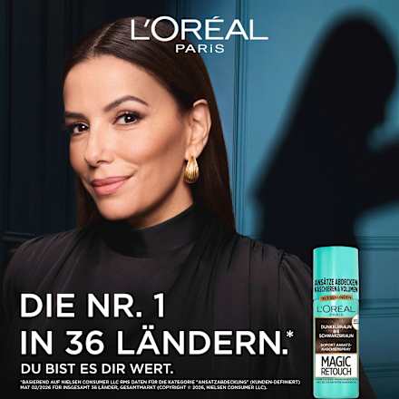 Ansatzspray  Dunkelbraun bis Schwarzbraun, 75 ml