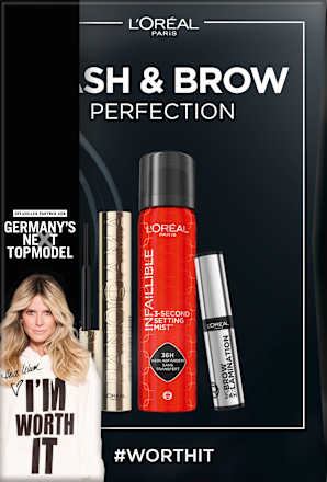 Make-up Set GNTM Lash & Brow Perfection mit Mascara, Augenbrauengel & Fixierspray, 1 St L'ORÉAL PARiS