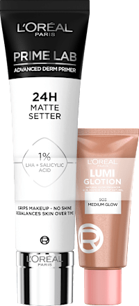 Make-up Set Primer Matte Setter & Mini Lumi Glotion 903, 1 St