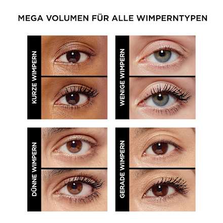 Mascara Air Volume Mega Black, 9 ml