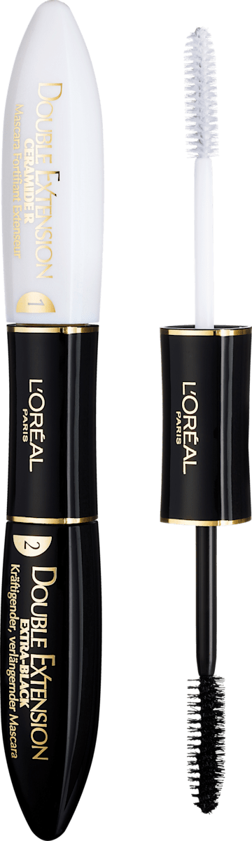 Mascara Double Extension Carbon Extra-Zwart, 12 ml