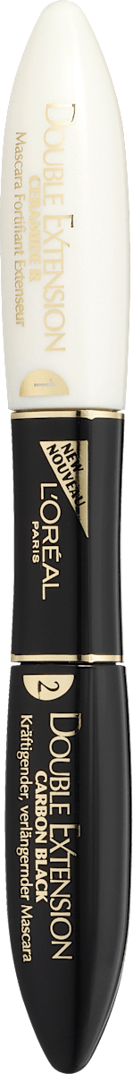 Mascara Double Extension Carbon Extra-Zwart, 12 ml