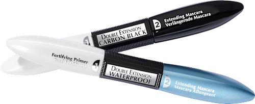 Mascara Double Extension Carbon Exra-Black, 12 ml