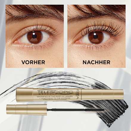 Mascara False Lash Telescopic Gold, 8,4 ml