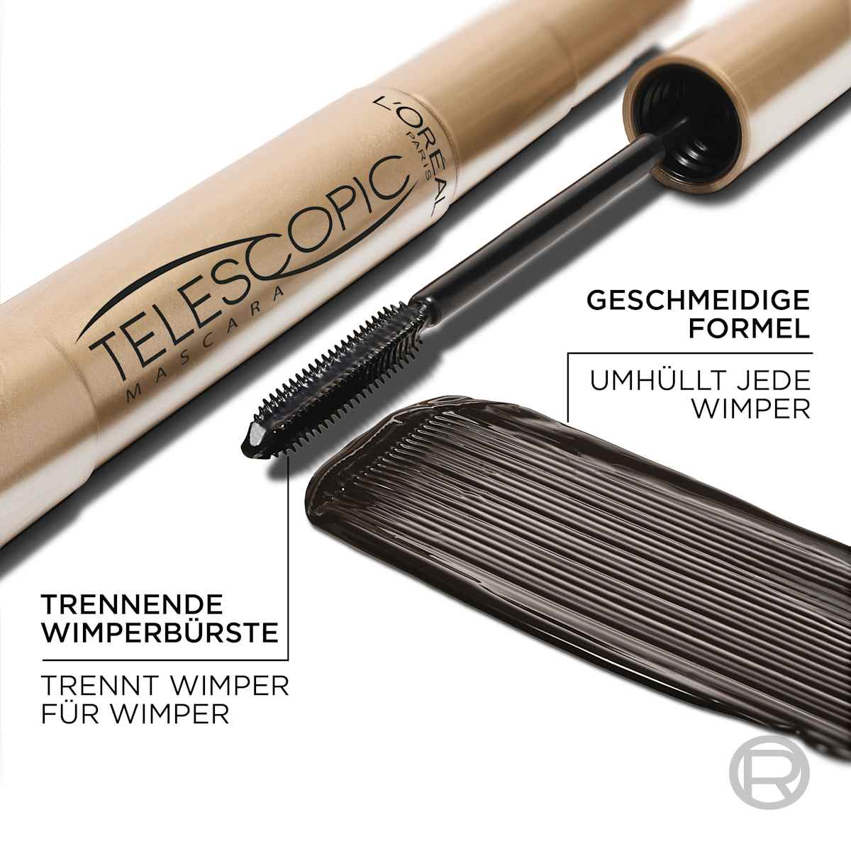 Mascara Valse Wimpers Telescopisch Goud, 8,4 ml
