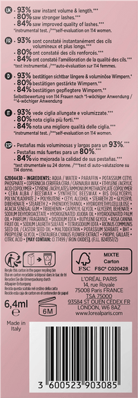 Mascara Lash Paradise Black, 6,4 ml