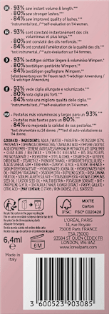 Mascara Lash Paradise Black, 6,4 ml