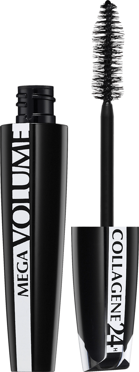 Mascara Mega Volume Collageen Zwart, 9 ml