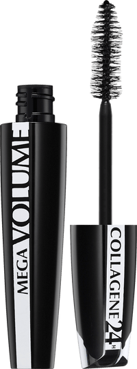 Mascara Mega Volume Collageen Zwart, 9 ml