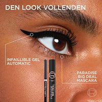 Mascara Paradise Big Deal Latex Black, 9,9 ml