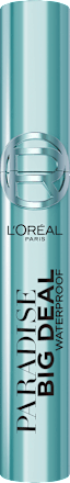Mascara Paradise Big Deal Waterproof Black & Eisroller, 1 St
