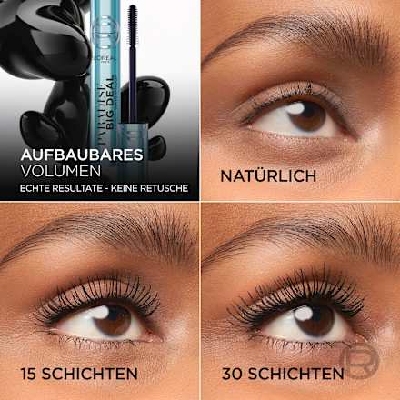 Mascara Paradise Big Deal Waterproof Schwarz, 9,9 ml