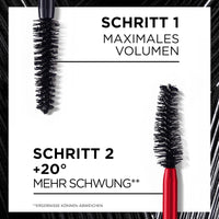 Mascara PRO XXL Volume + Lift Zwart, 12 ml
