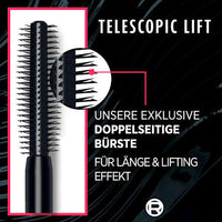 Mascara Telescopic Lift Black, 9,9 ml