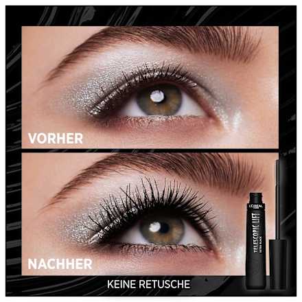 Mascara Telescopic Lift Extra Black, 9,9 ml