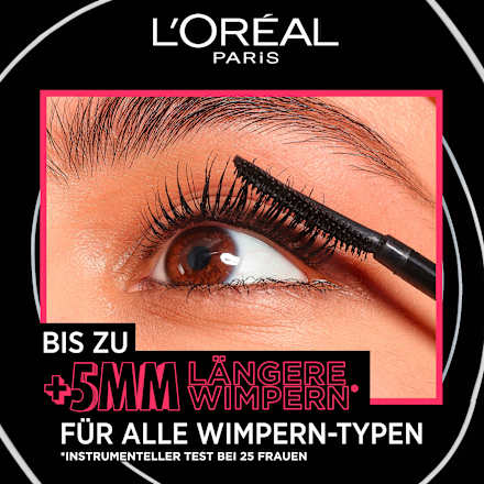 Mascara Telescopic Lift Waterproof Schwarz, 9,9 ml