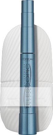Mascara Telescopic Waterproof Black & Eisroller, 1 St
