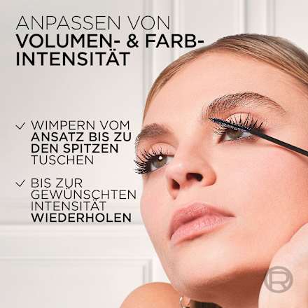 Mascara Telescopisch Waterdicht Zwart, 8 ml
