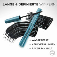 Mascara Telescopisch Waterdicht Zwart, 8 ml