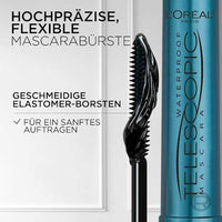 Mascara Telescopic Waterproof Schwarz, 8 ml