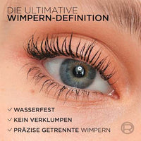 Mascara Telescopisch Waterdicht Zwart, 8 ml