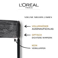 Mascara Volume Million Lashes Black, 10,5 ml
