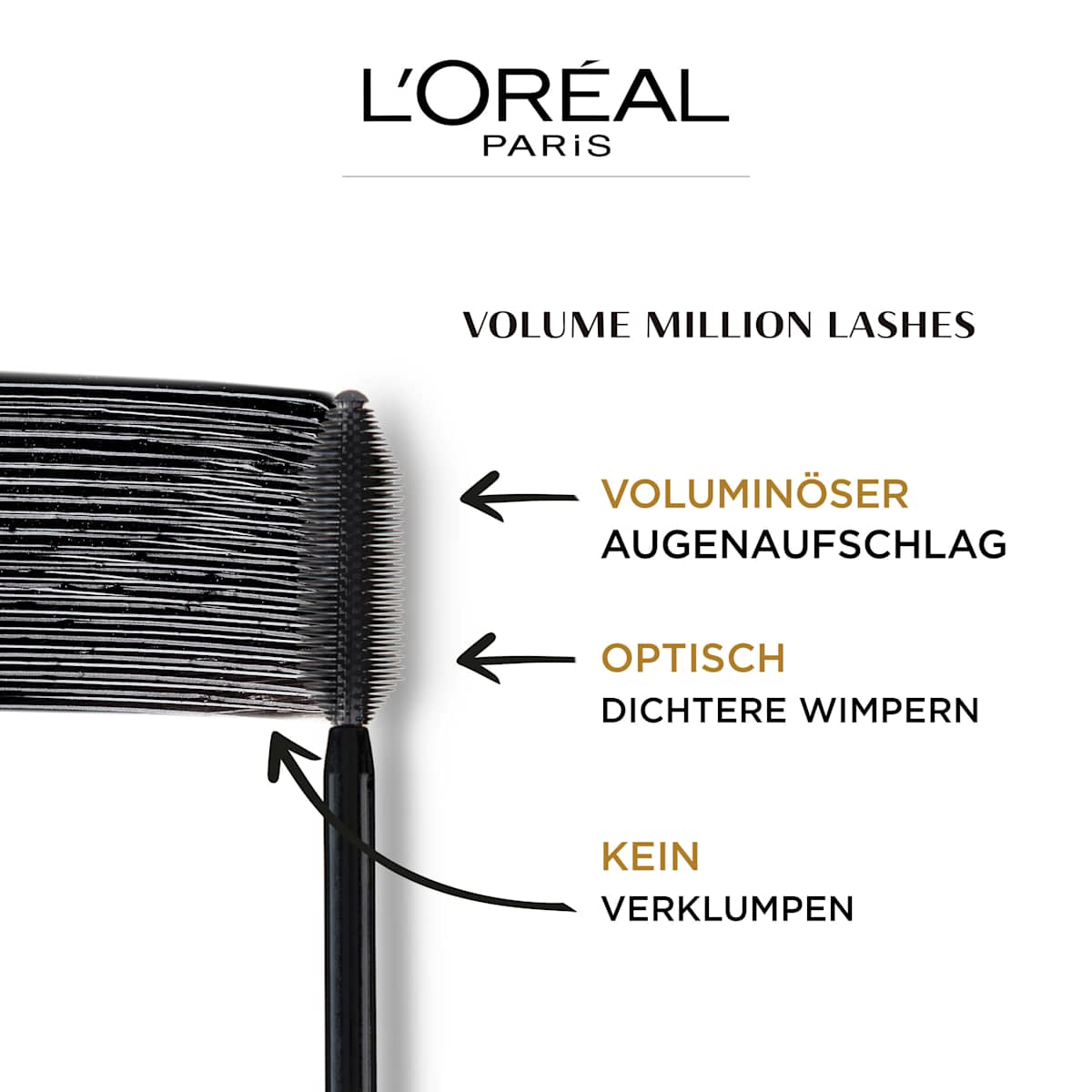 Mascara Volume Million Lashes Zwart, 10,5 ml