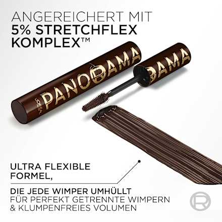 Mascara Volume Million Lashes Panorama Chromatic Brun Leather, 9,9 ml