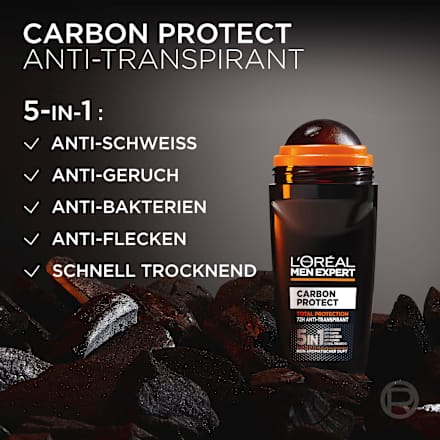 Antitranspirant Deo Roll-on Carbon Protect 5in1, 50 ml