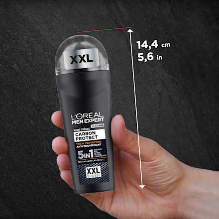 Antitranspirant deodorant roll-on Carbon Protect, 100 ml