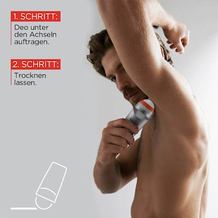 Antitranspirant deodorant roll-on Invincible, 50 ml