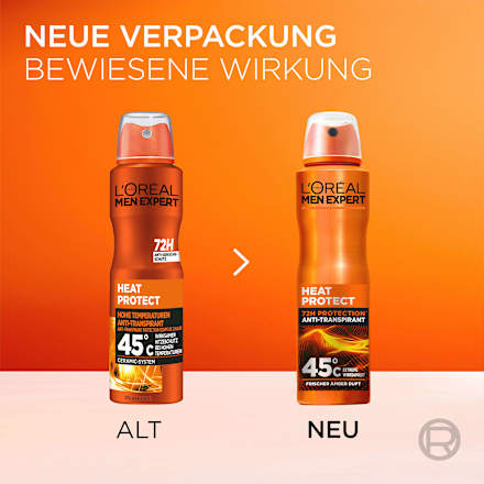 Déodorant antiperspirant en spray Heat Protect, 150 ml